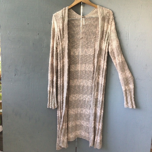 Free People Free Spirit Cardigan Duster Sweater Size - Picture 6 of 9